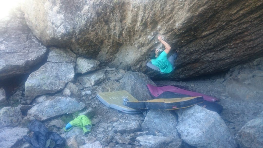 Silvretta (Ausztria), Charity Bouldern 8B