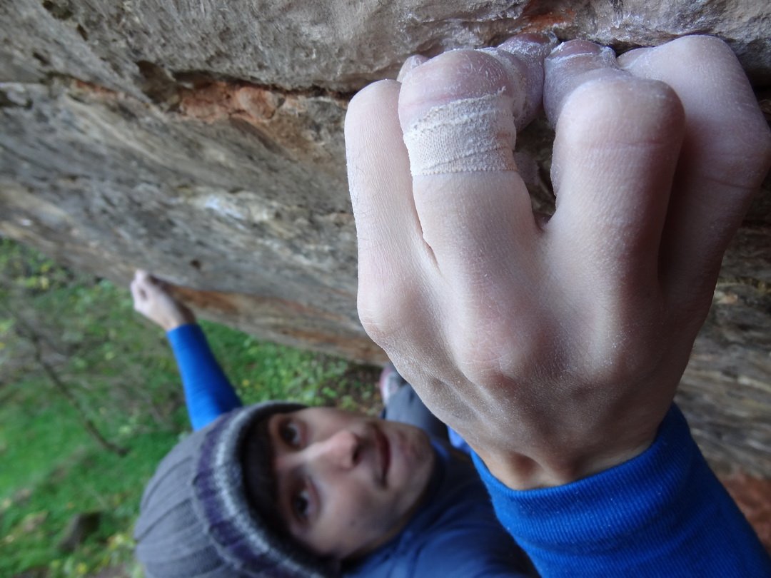 Gerecse, Back to the crimp, 8B FA Forrás: Zupán Tamás