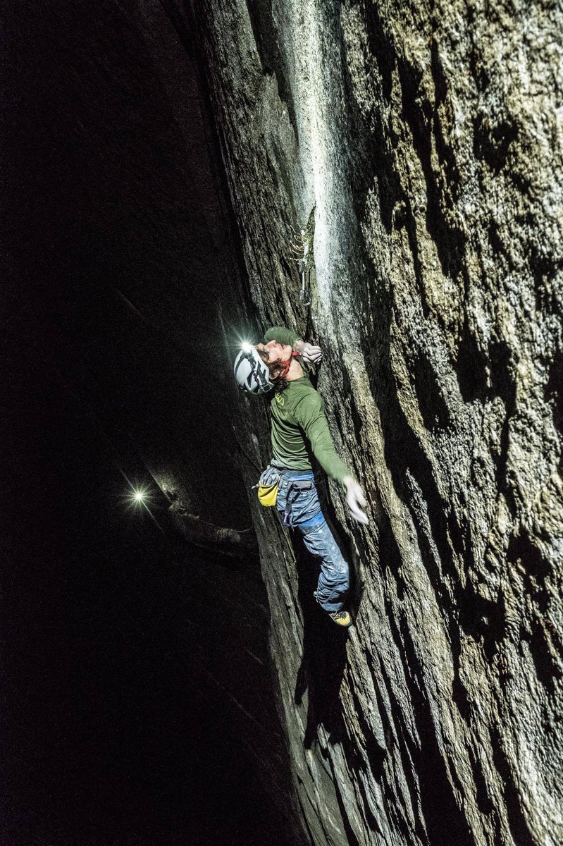 Adam a falban Forrás: Adam Ondra Facebook