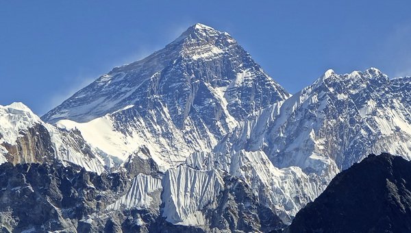 Mount Everest déli oldal Forrás: Wikipédia