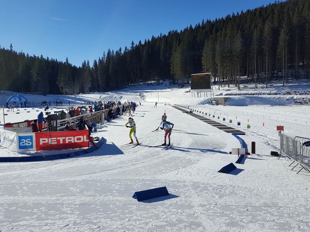 A bajnokság arénája biatlonnal
