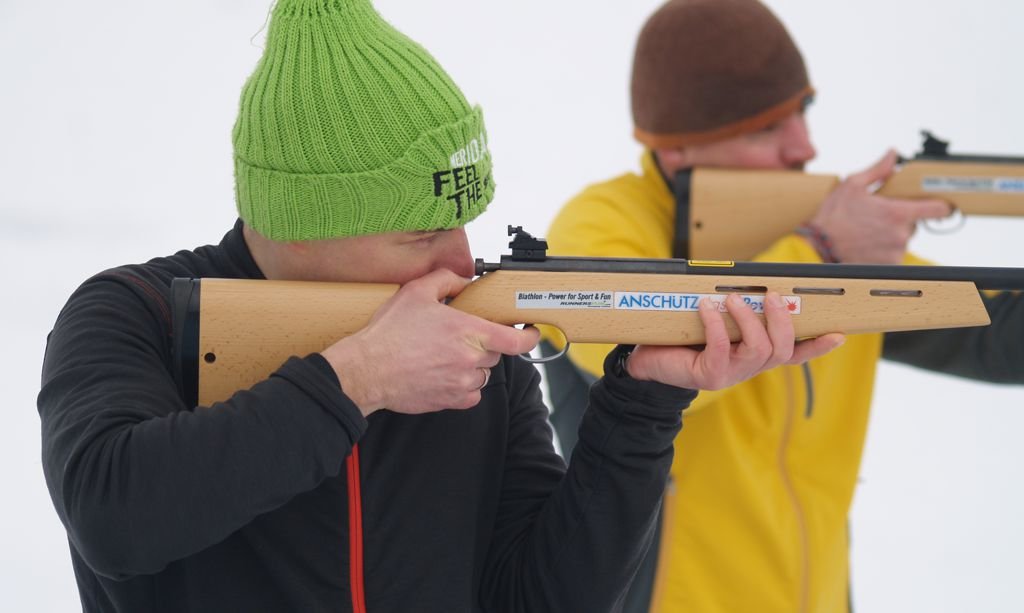 Lézer Biathlon - a célzás