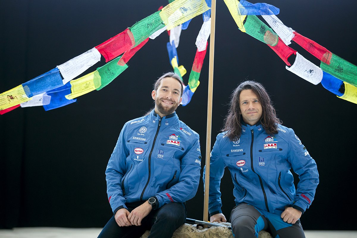 Suhajda Szilárd és Klein Dávid Forrás: Magyar Everest Expedíció 2017 - Mohai Balázs