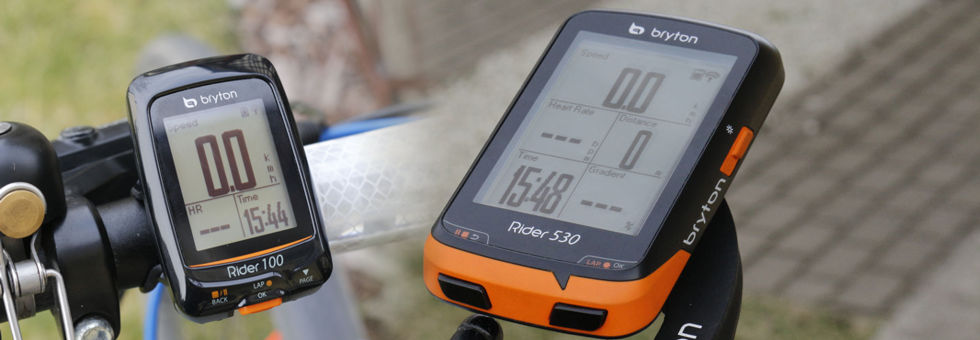 Bryton Rider 100 és Rider 530 teszt