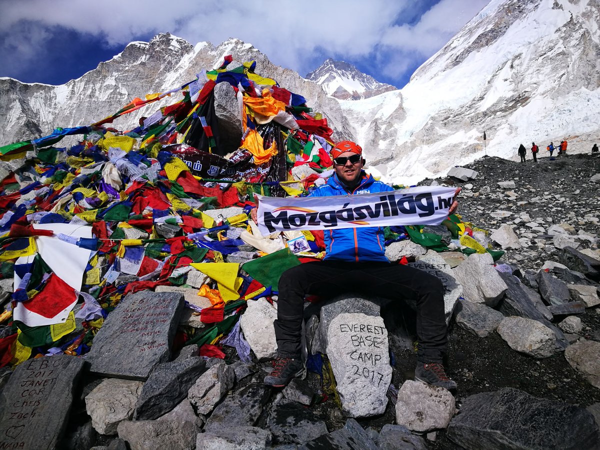 Mozgásvilág az Everest alaptáborában Forrás: Everest Expedíció 2017