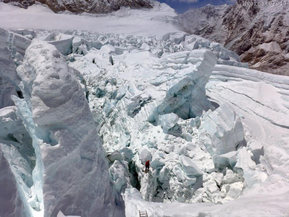 Dávid az Egérfogóban - a Khumbu jéglabirintusa