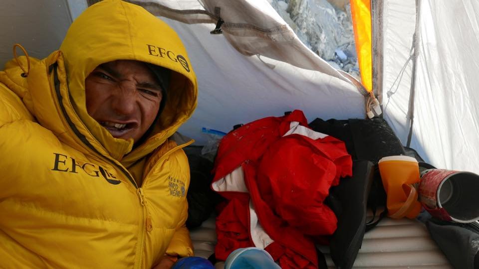 Ueli nem volt egy savanyú figura Forrás: Ueli Steck Facebook