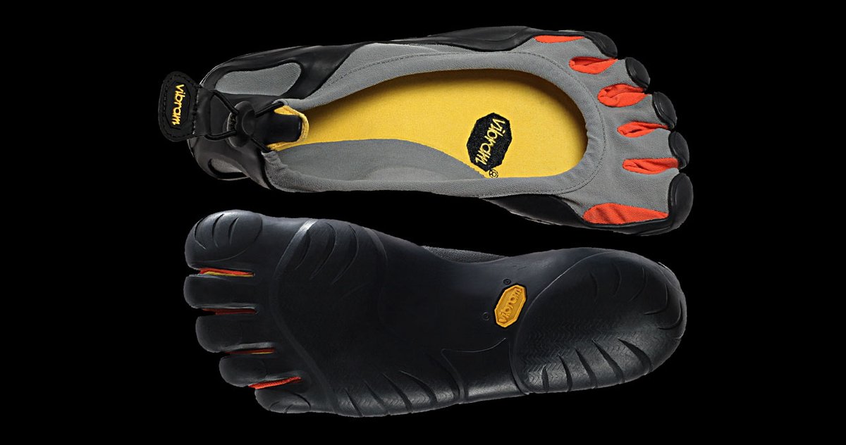 Úttörő dizájnú FiveFingers Forrás: Vibram