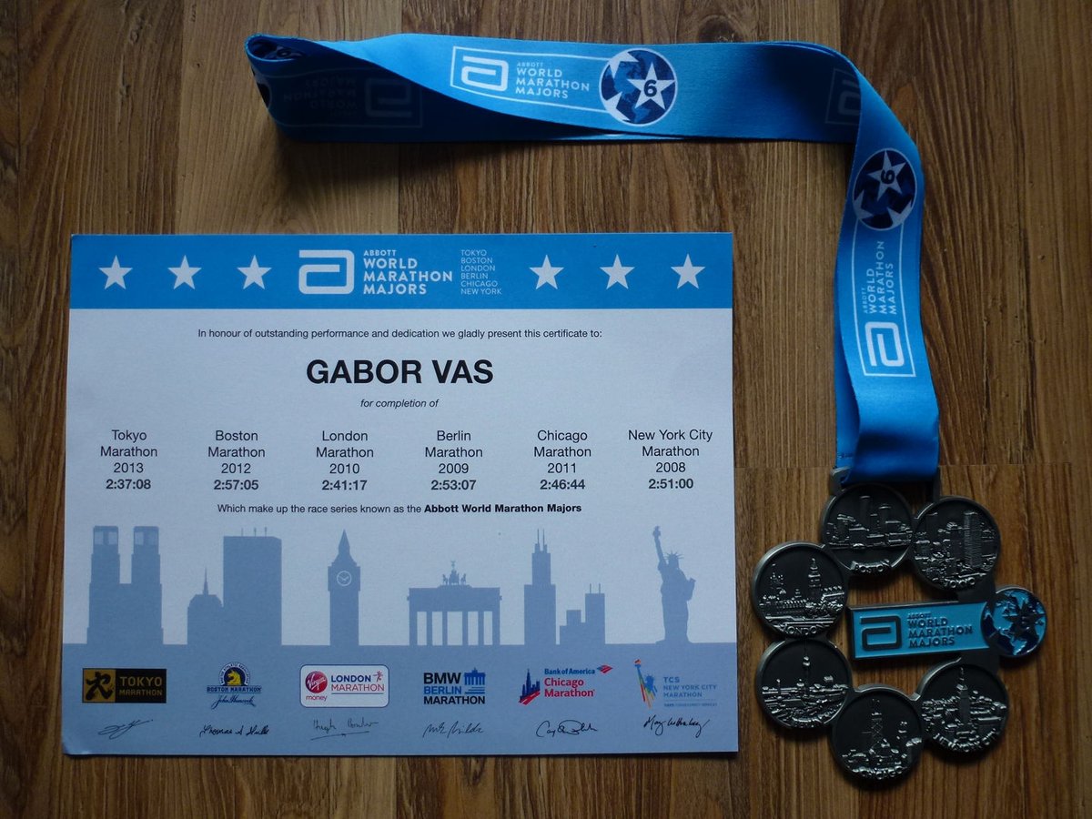 Interjú Vas Gáborral, a World Marathon Majors teljesítőjével