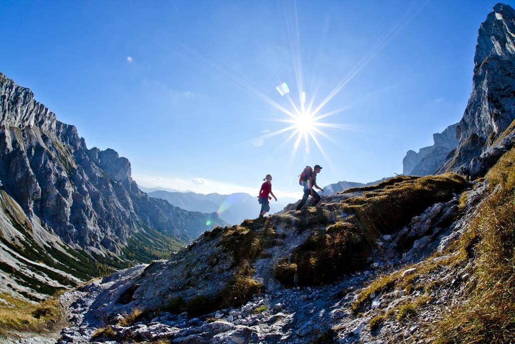 Túrázás közben valahol a Hochschwabon