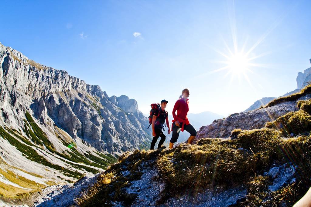 Túrázás közben valahol a Hochschwabon Forrás: Steiermark Tourismus (c) Tom Lamm.cc