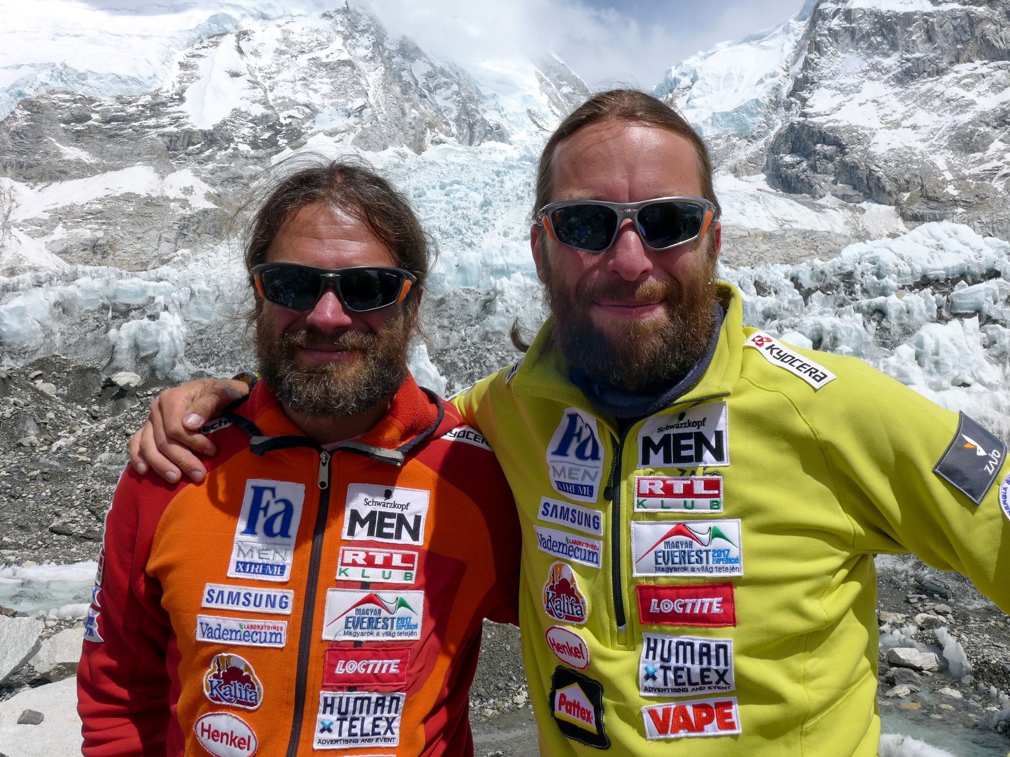Klein Dávid és Suhajda Szilárd Forrás: Magyar Everest Expedíció 2017