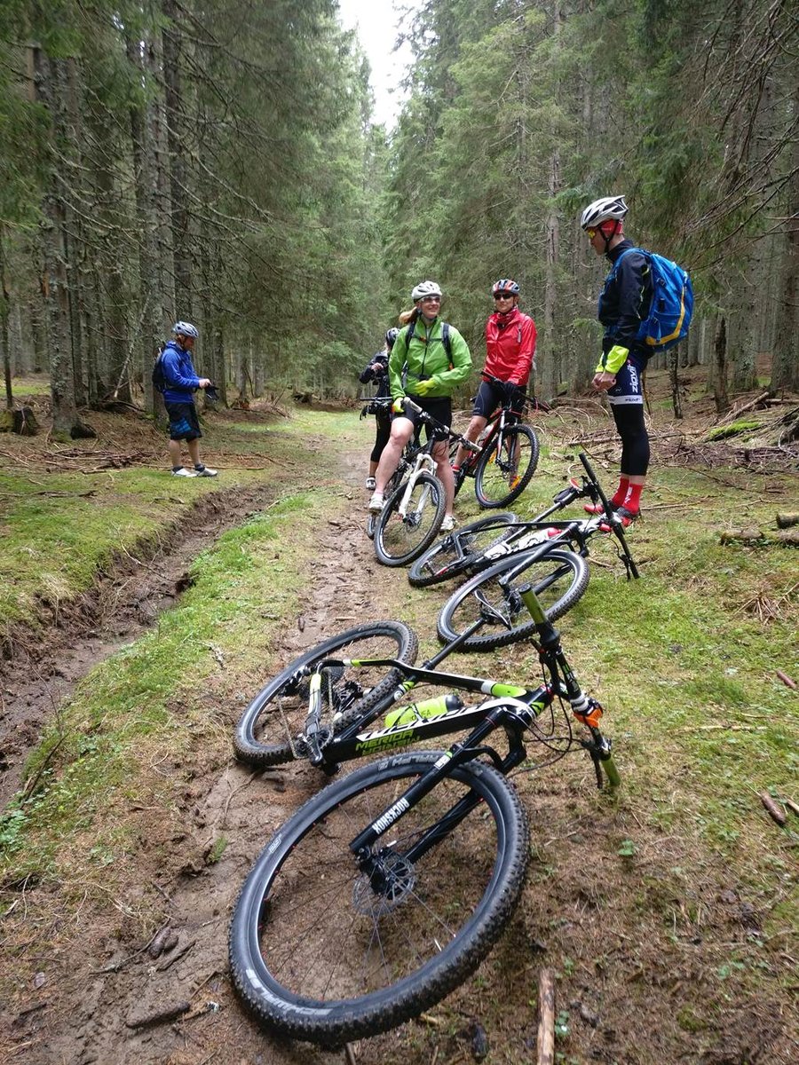 A Bled Bike Festival mountainbike verseny nyomvonalának bemutatásán