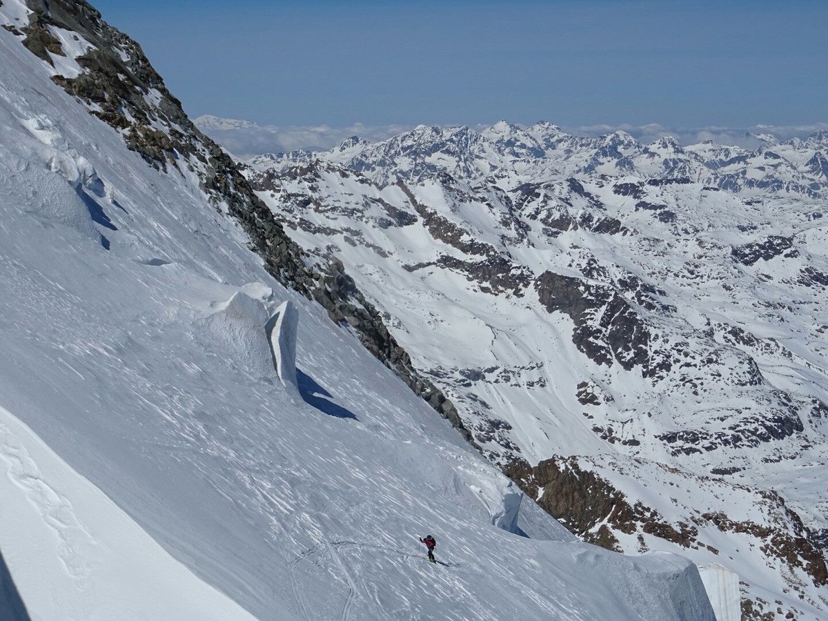 Felfelé a Piz Palüre