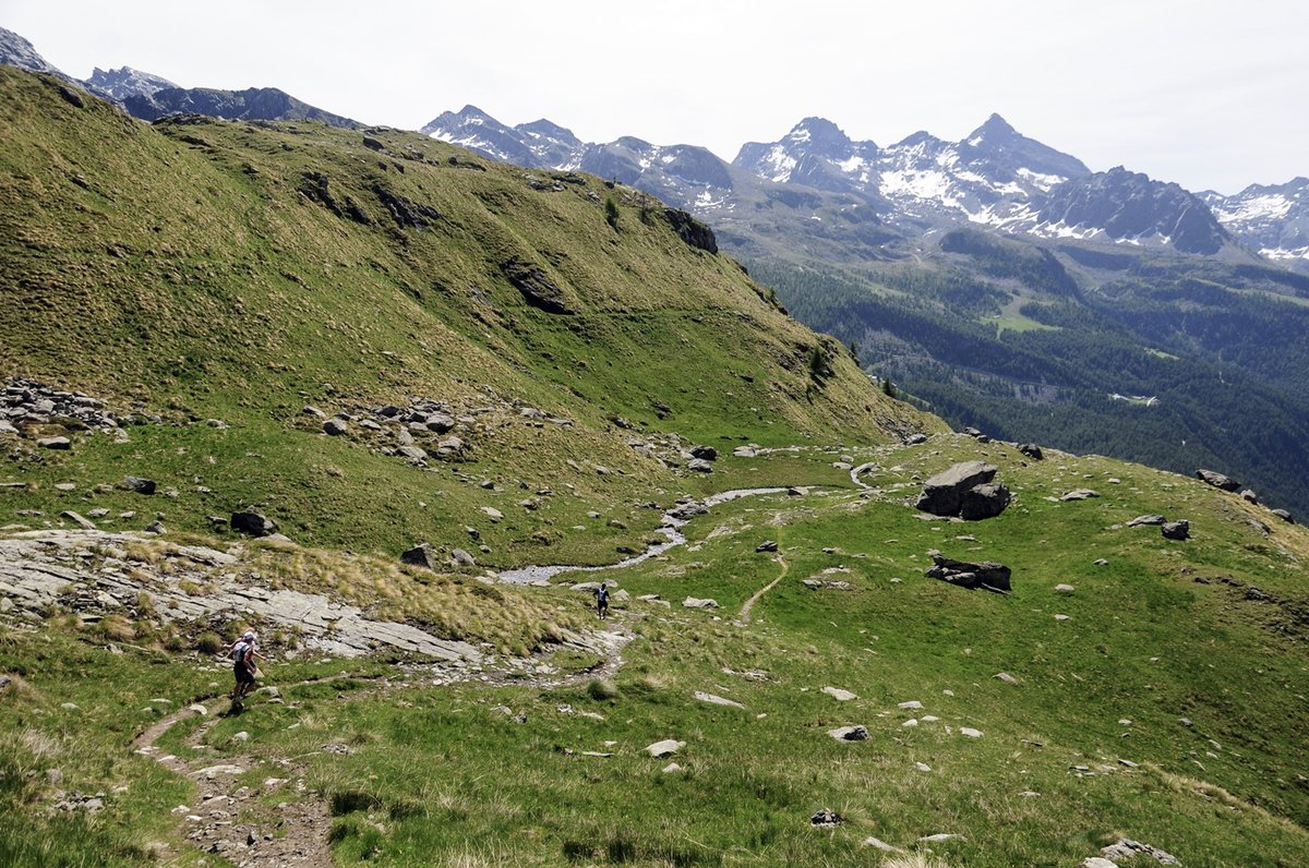 Általános kilátás a Monte Rosa körül