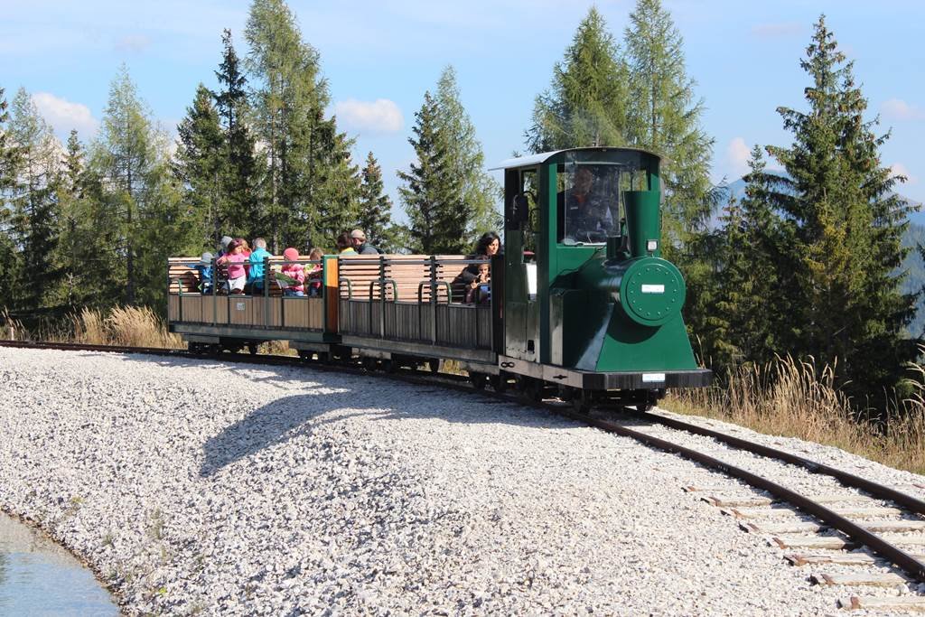 Erdei vasutazás a Mariazeller Bürgeralpén