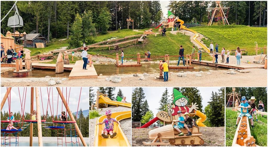 A vizi élménypark játékvilága Forrás: www.buergeralpe.at