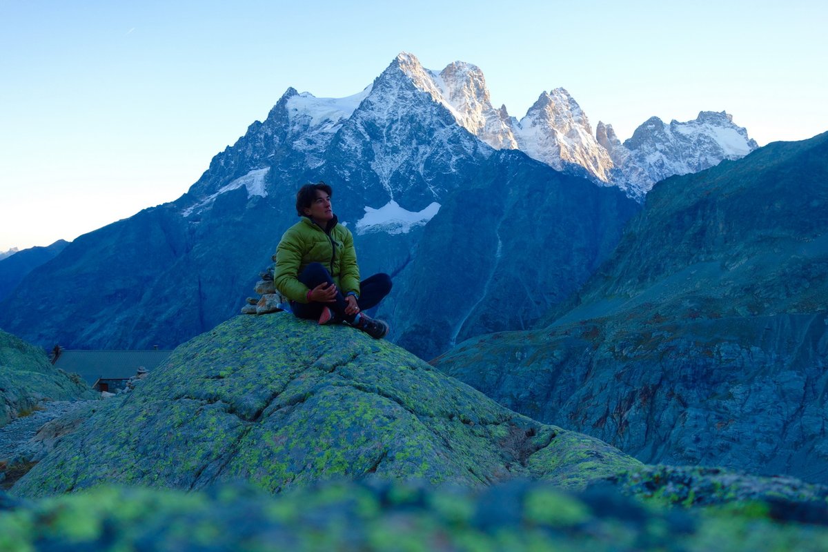 Egy őszi pillanat a Barre des Ecrins-nél Forrás: Elizabeth Revol archívum