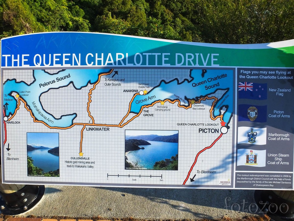 Queen Charlotte Drive – biciklis mennyország a fjordok közt.