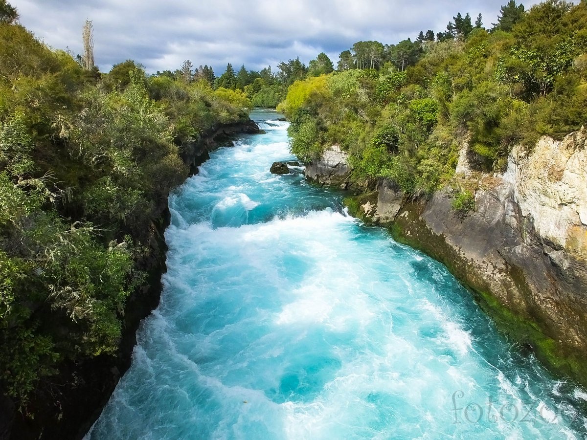 Huka Falls. Forrás: Horváth Zoltán - Fotozoo