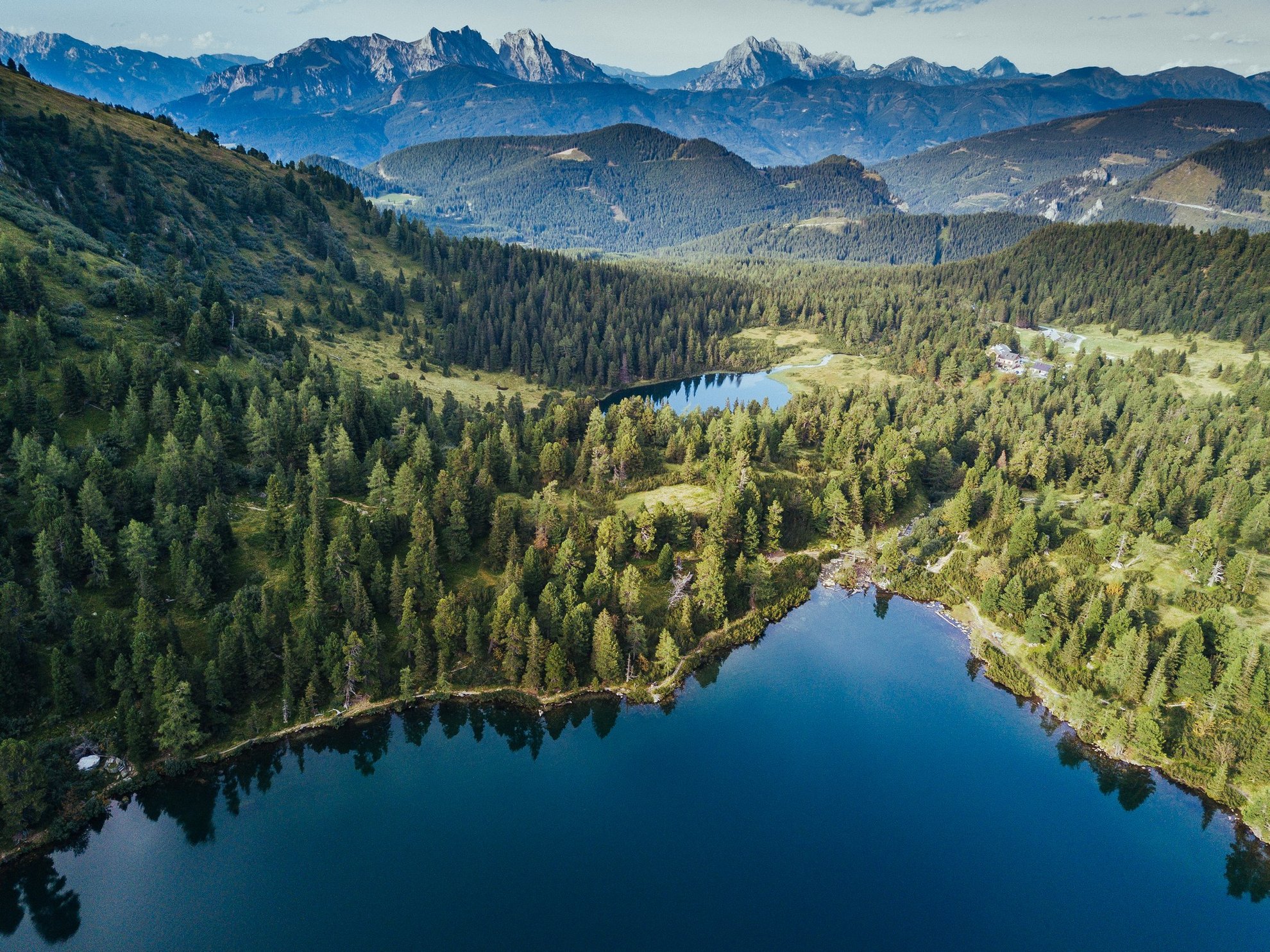 Scheibelsee panoráma Forrás: Hotel Sonnhof Hohentauern