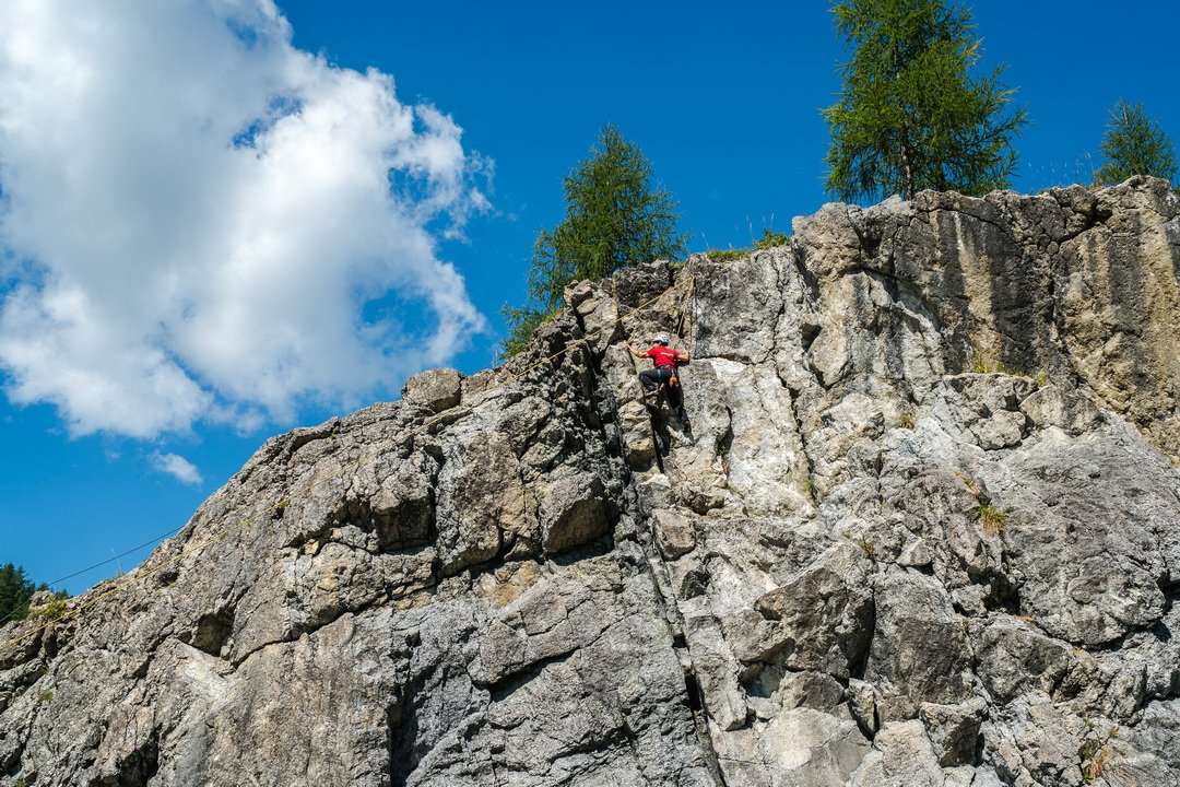 Mászófal a Keltenberg kalandparkban