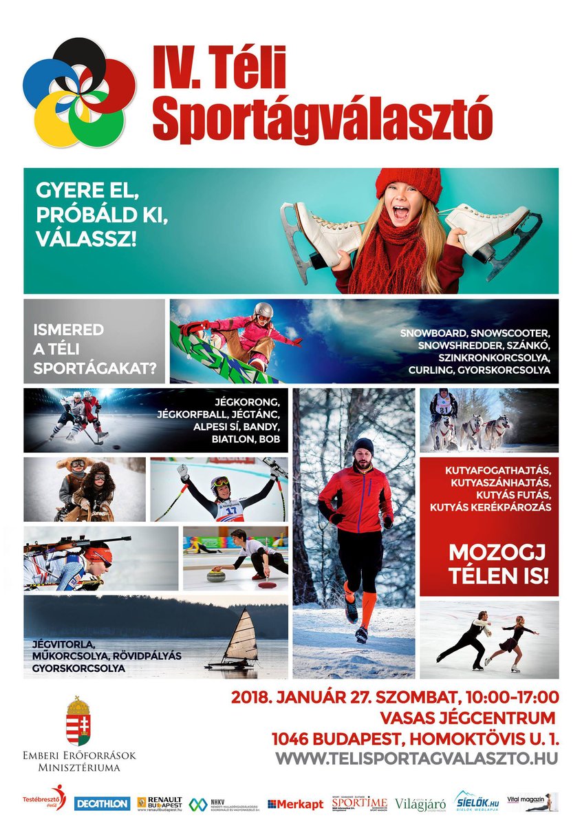 IV. Téli Sportágválasztó - Mozogj télen is! Forrás: IV. Téli Sportágválasztó