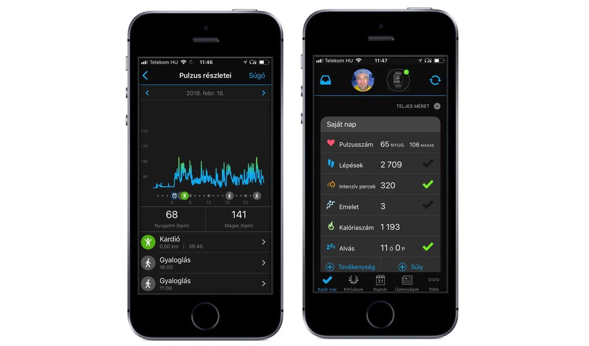 Garmin App Forrás: Mozgásvilág.hu