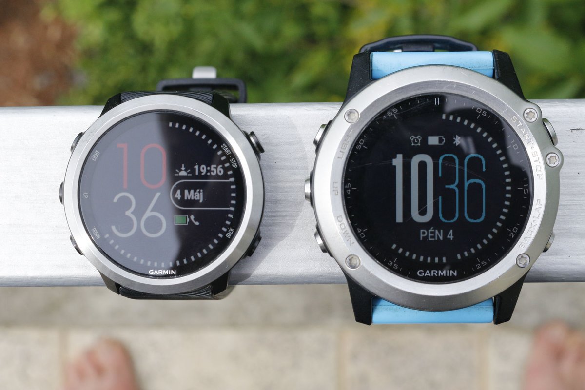 Garmin Forerunner 645 Music VS fenix 3 Forrás: Mozgásvilág