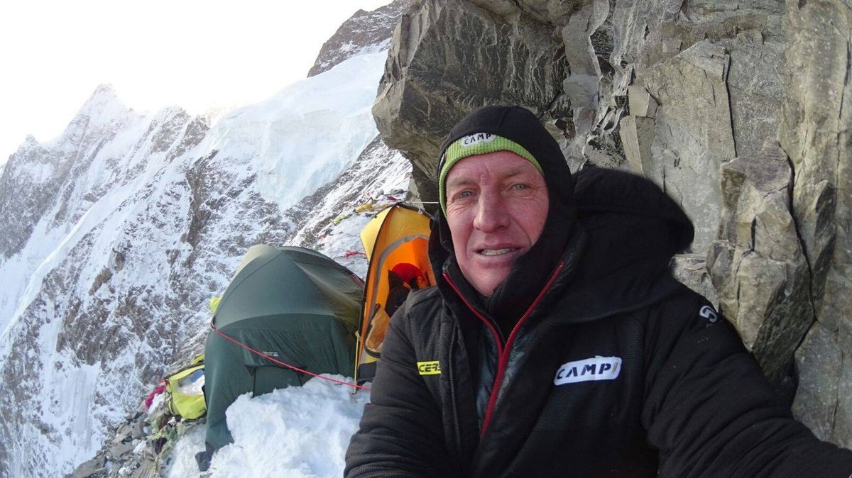Denis Urubko a K2 Cesen-útján2018 telén Forrás: Denis Urubko archívum