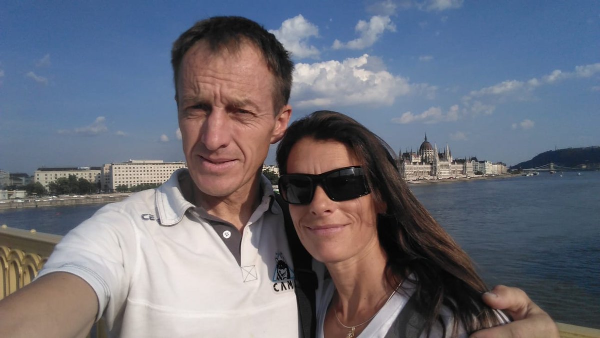 Denis és Maria Budapesten Forrás: Denis Urubko archívum