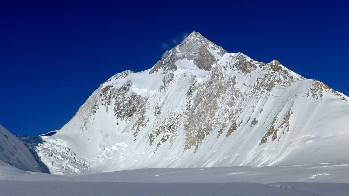 A Hidden Peak, vagy másik nevén Gasherbrum I, 8080 m Forrás: Kalifa Himalája Expedíció 2018 - Gasherbrum I-II
