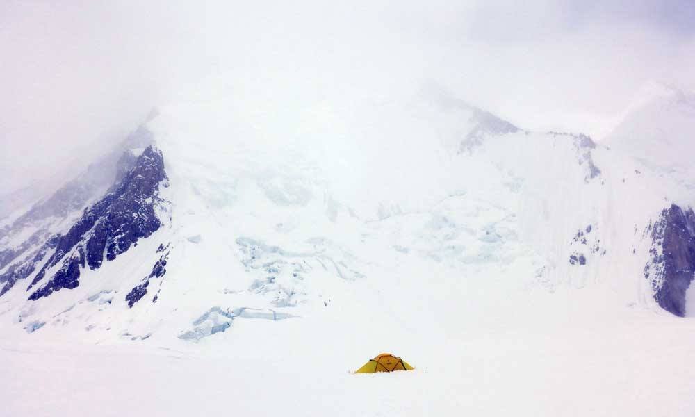 1-es tábor, Gasherbrum I Forrás: Kalifa Himalája Expedíció 2018 - Gasherbrum I-II