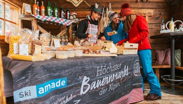 Ski amadé: az Alpok legmagasabban fekvő termelői piaca