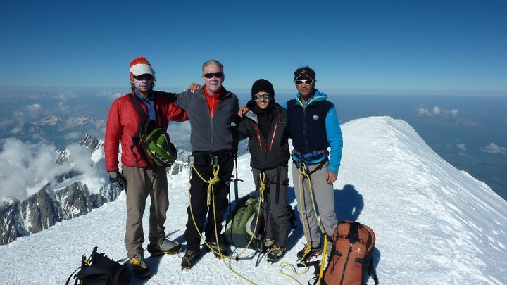 Jean-Marc Peillex maga is többször járt a Mont Blanc csúcsán Forrás: Facebook/Jean-Marc Peillex