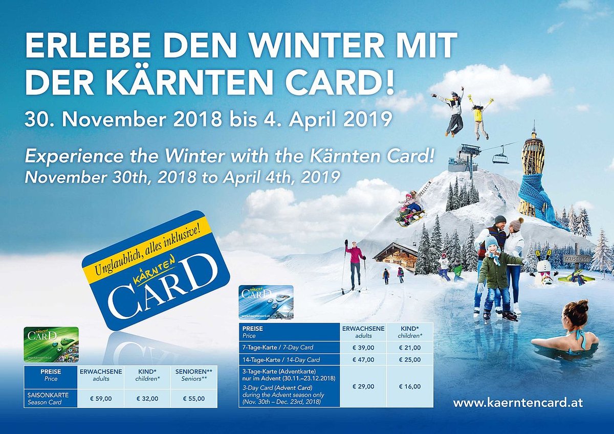 Téli Karintia kártya Forrás: www.kaernten.at