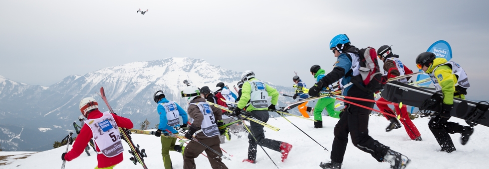 Őrült freeride síverseny Gemeindelapen- Gmoa Oim Race