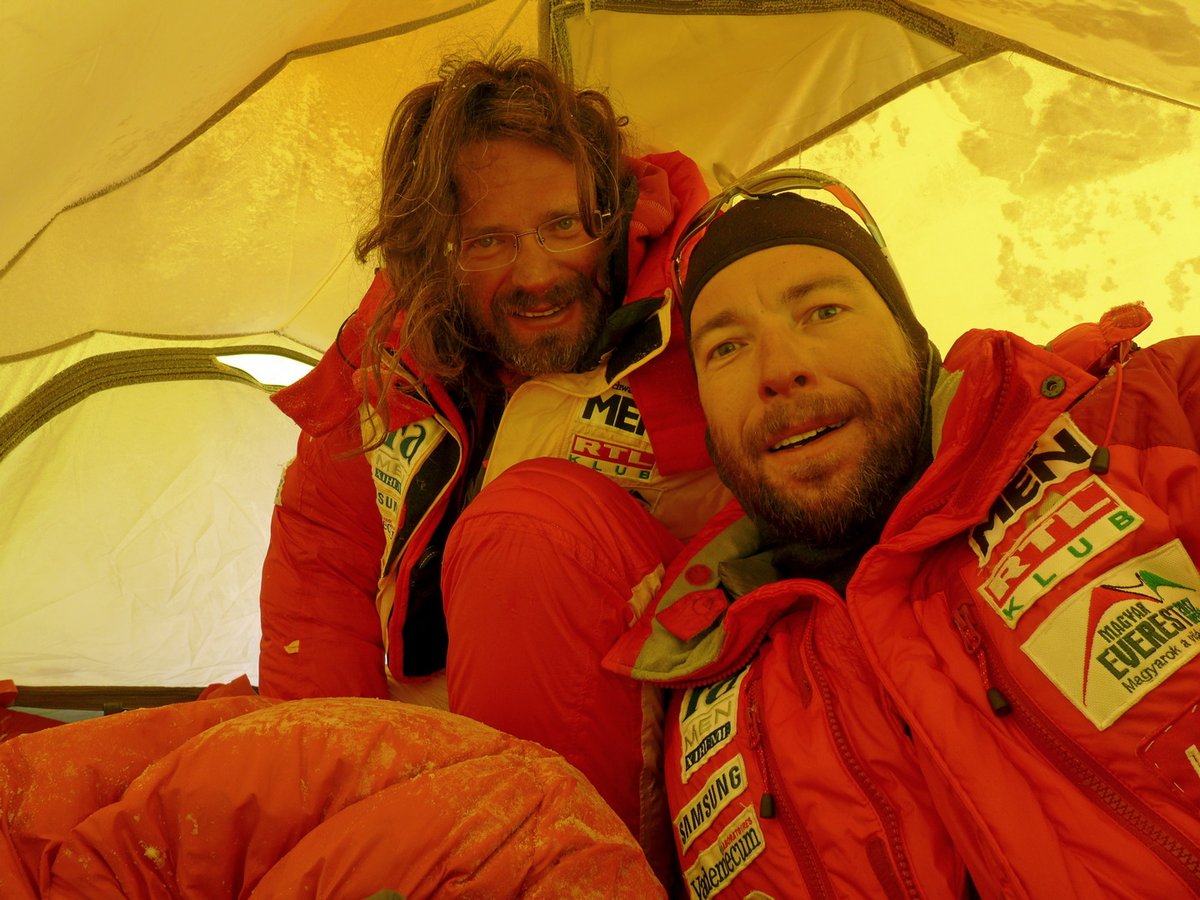 Ébredés után a Déli-nyeregben (Mount Everest)