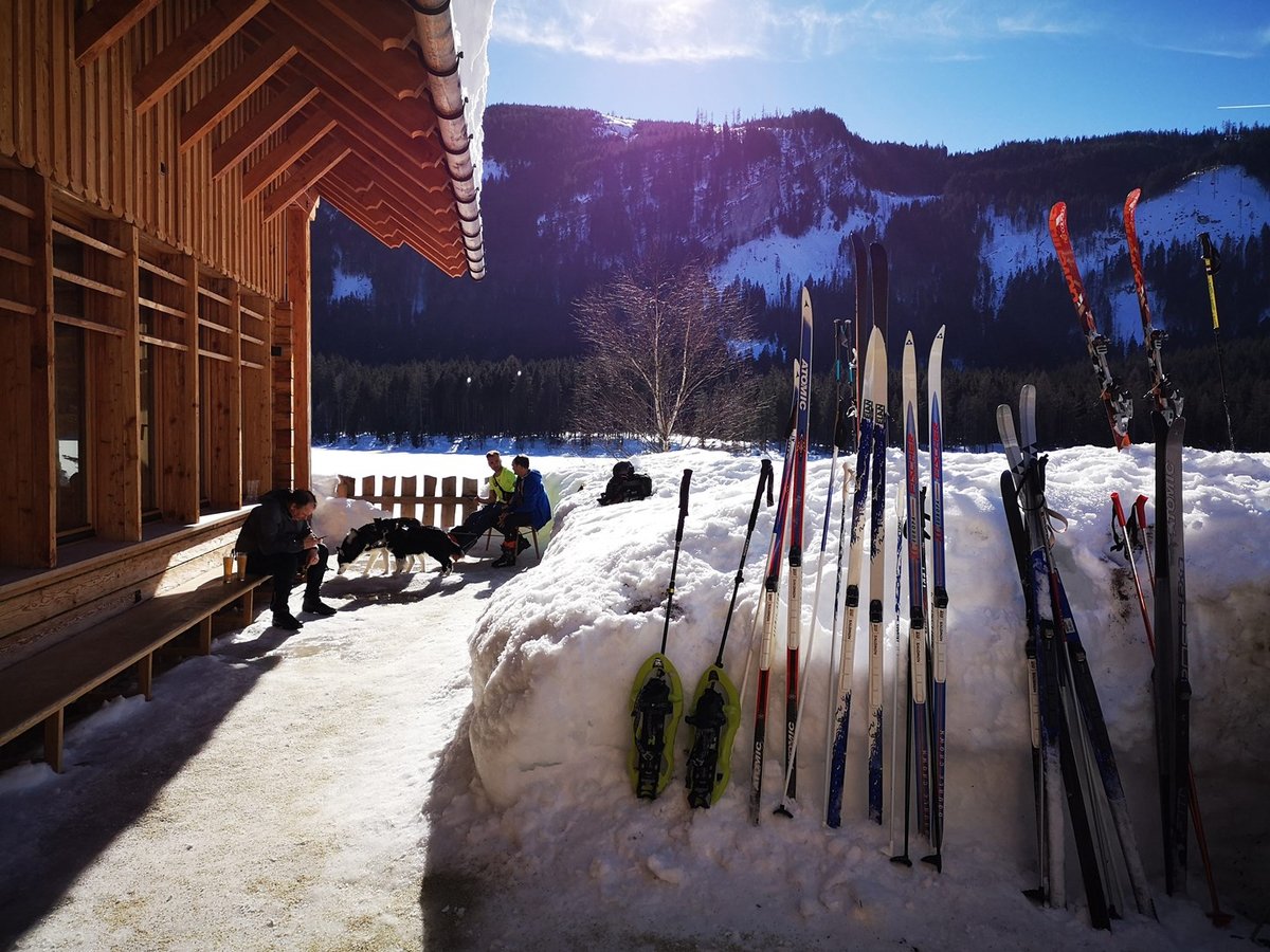 A Kohlröserlhütte a sífutók kedvelt helye Forrás: www.mozgasvilag.hu