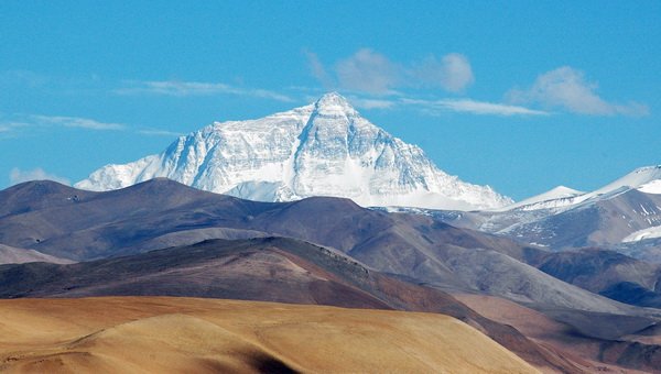 A Mount Everest északi oldala