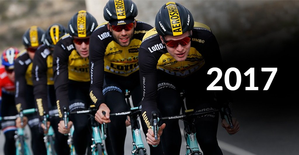 2017-től a Lazer a UCI WorldTour Team Lotto-JumboNL hivatalos sisak beszállítója
