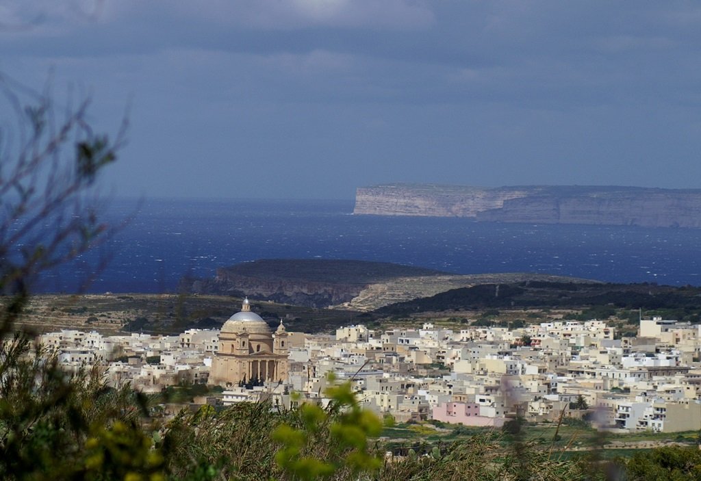 Mgarr a távolban Forrás: Máltai Idegenforgalmi Hivatal