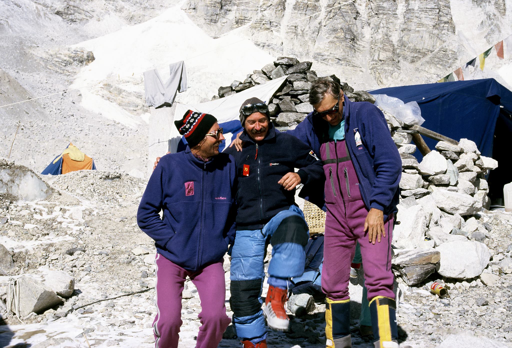 Wielicki a Lhotse szóló, első téli megmászása után, 1988 szilveszterén Forrás: Krzysztof Wielicki: mój wybor Facebook