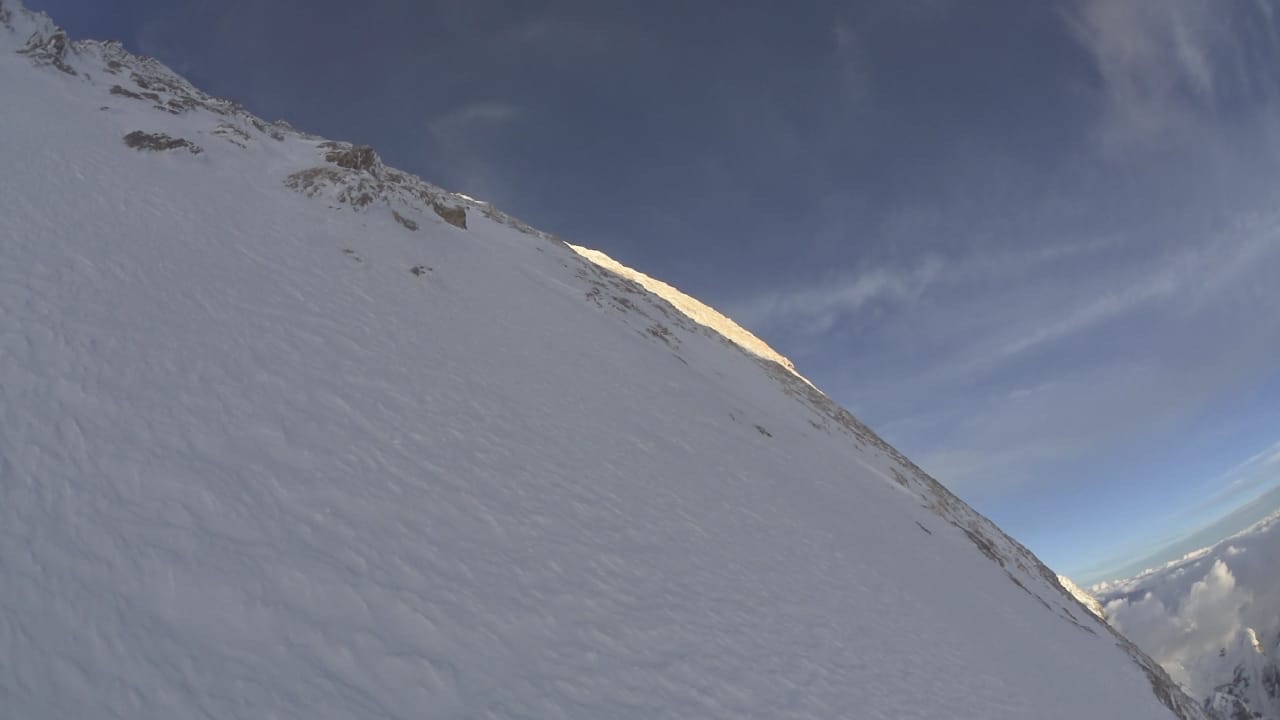 A Gasherbrum II csúcspiramisának lábánál