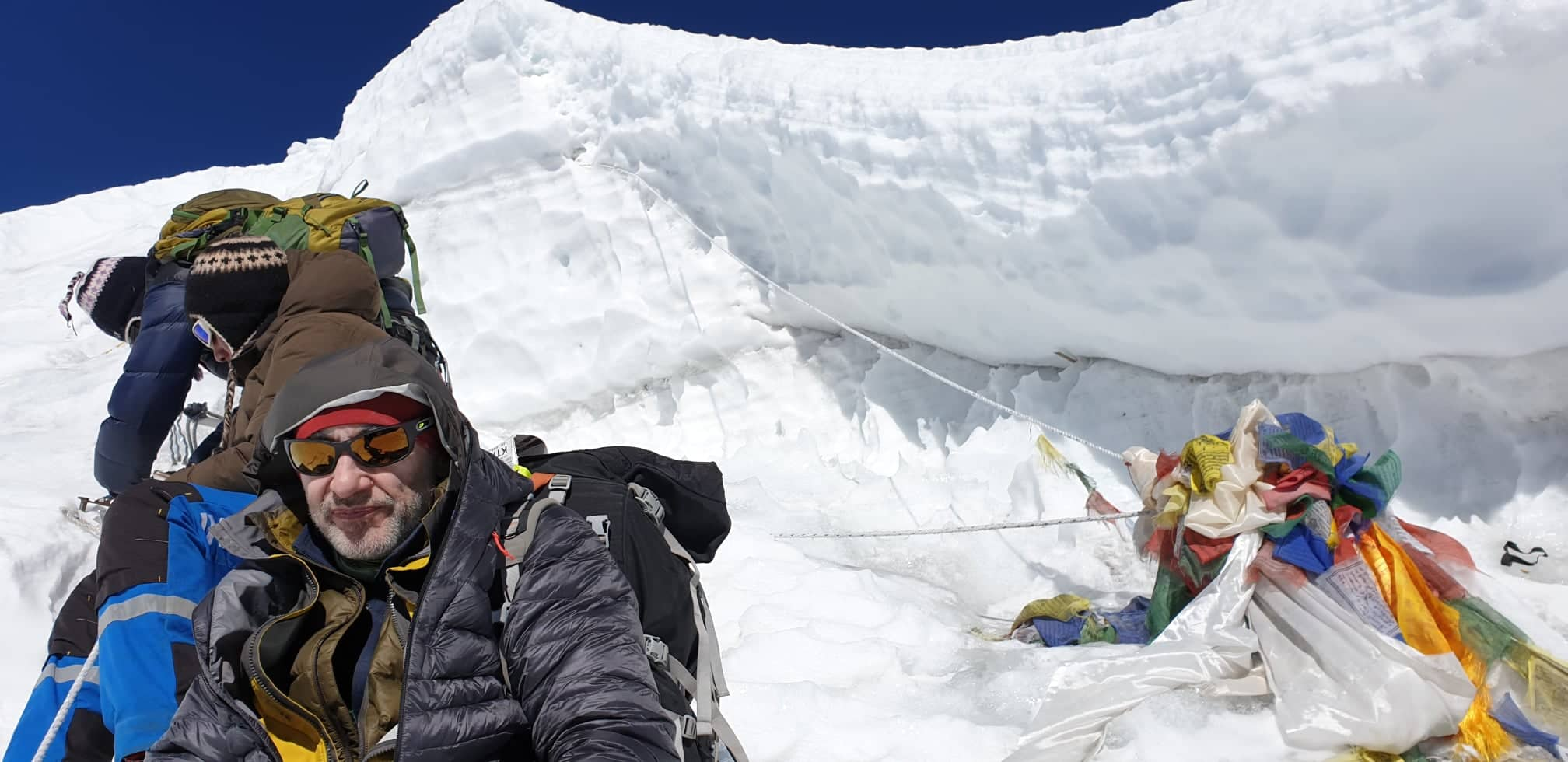 A Lobuche East csúcsán