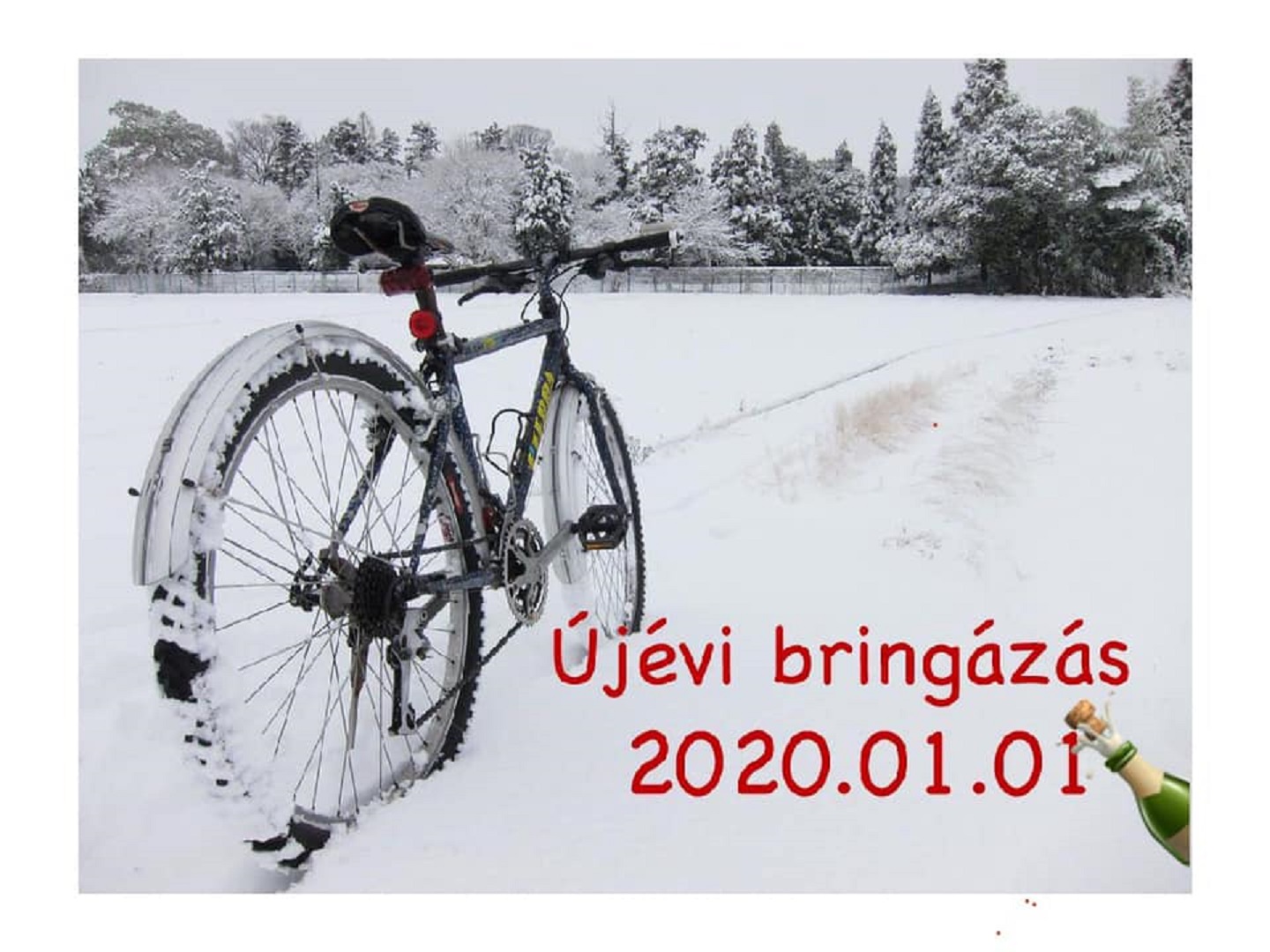 Újévi bringázás 2020