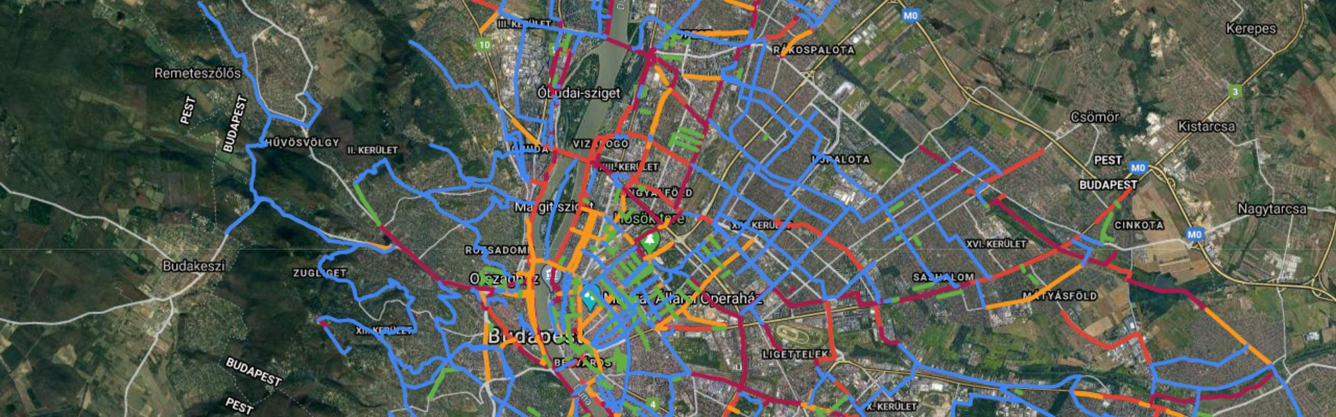 bicikliút budapest térkép Budapesti Kerekparut Terkep bicikliút budapest térkép