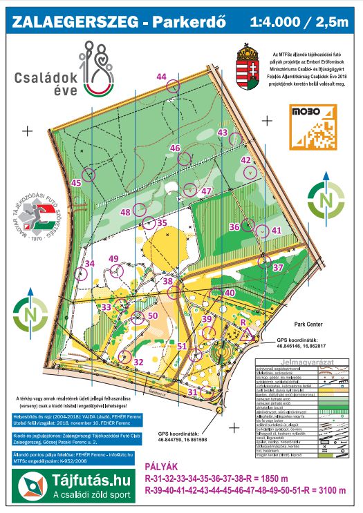 Zalaegerszeg - Parkerdő (Állandó Pontos Tájfutó Pálya)