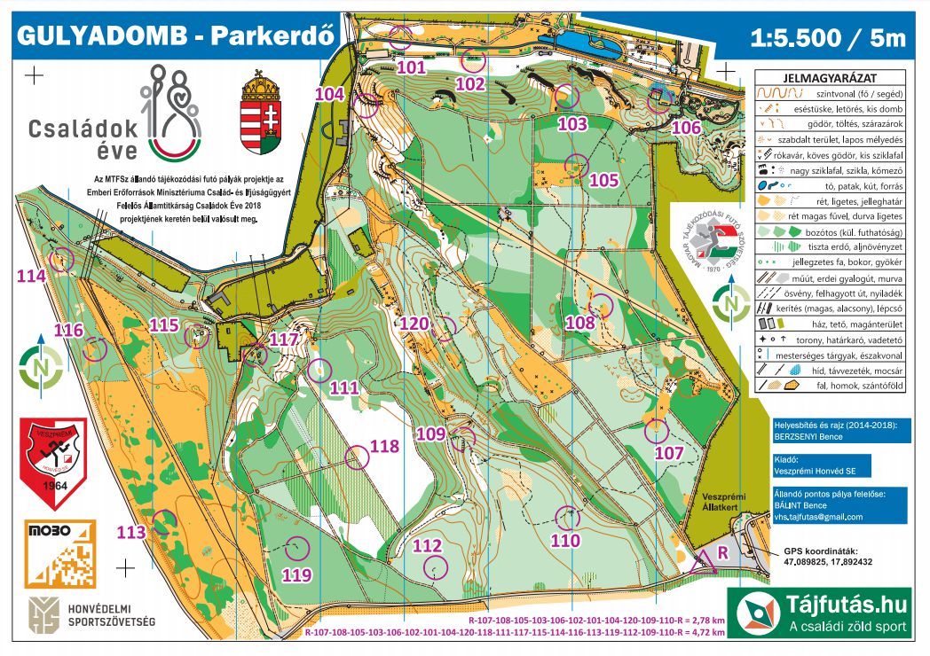 Gulyadomb - Parkerdő (Állandó Pontos Tájfutó Pálya)