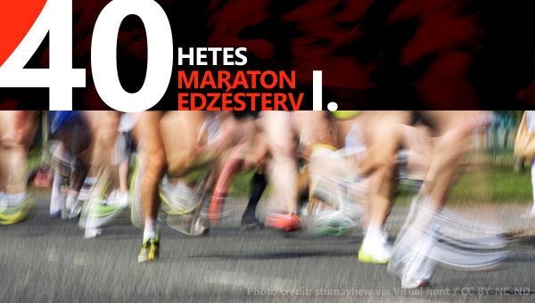 40 hetes edzésterv maratonra